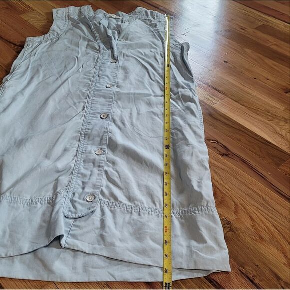 CASLON Pop Over Light-wash Chambray Shirtdress - Picture 6 of 10